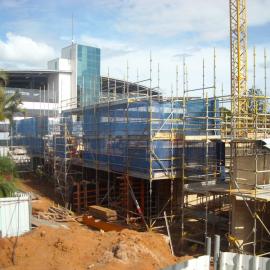 Construction site of the Caboolture Hub, 4 Hasking Street Caboolture