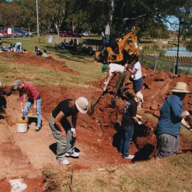 Archaeological dig Corscadden Park Redcliffe