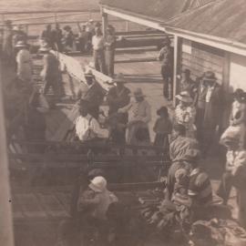 Bribie Island Passengers on Jetty