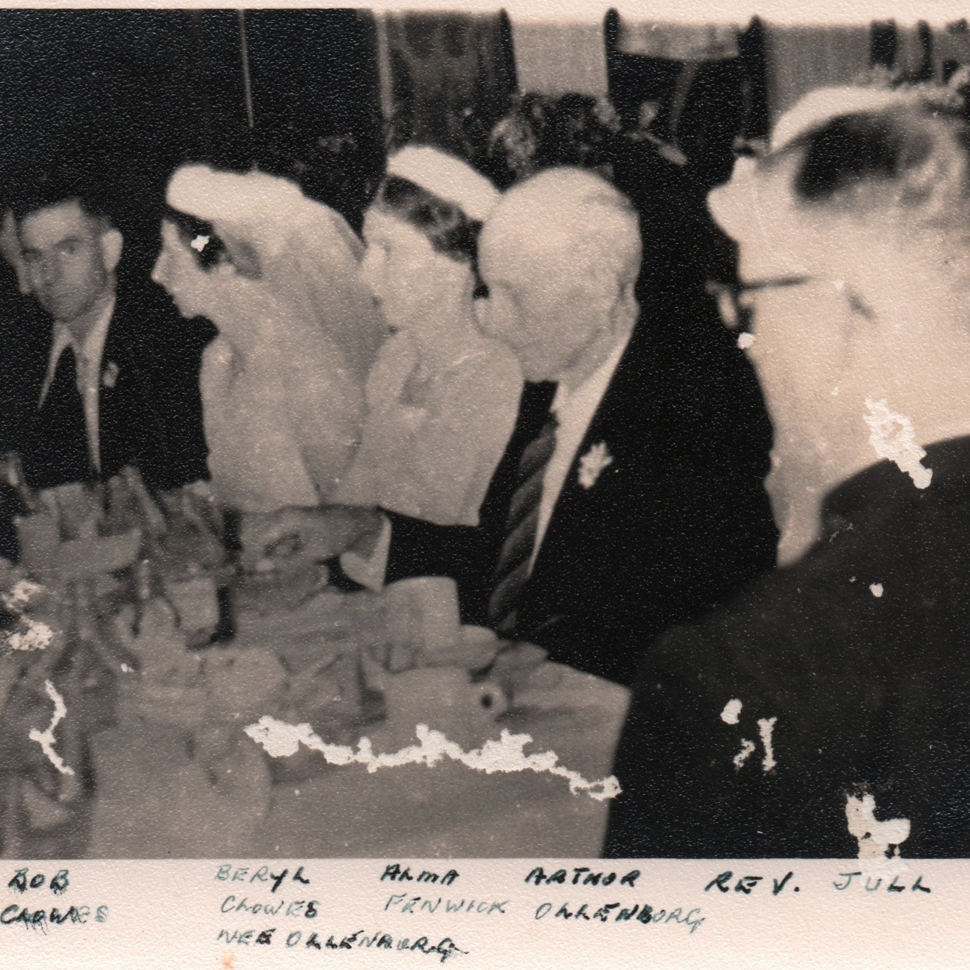Bob Clowes, Beryl Clowes nee Ollenberg Wedding 