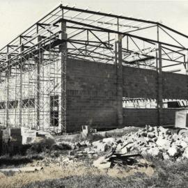 Construction of Caboolture Indoor Sports Centre in 1976