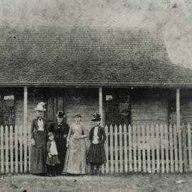 Standing outside the Battersby Home