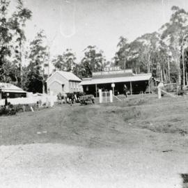 Streetscape in Wamuran township, ca. 1925