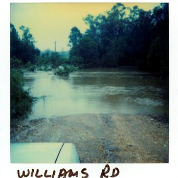 Williams Road Moodlu in flood in 1981