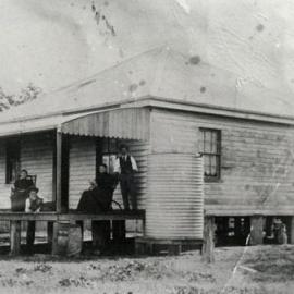 The original Furlong home on Glass Mountain Creek