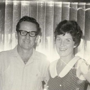 Ted Freeman (centre) who was known as a great crabber