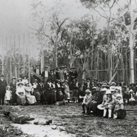 Foundations of the RSL Hall, Twin View Road Elimbah, August 1921