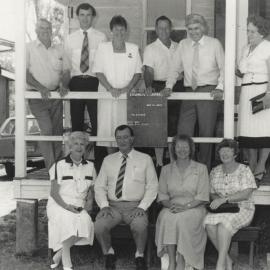 Councillors at the Caboolture Historical Village, ca. December 1987