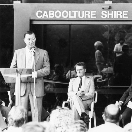 Official opening of the new Caboolture Shire Council Administration Building in 1987