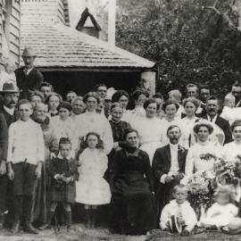 Wedding of Florrie Fletcher and Ted Newton, ca. 1914