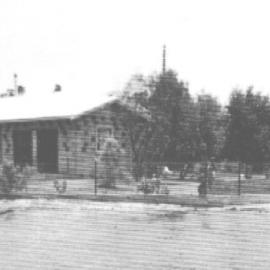 Mr Roy Willmer's house during the 1974 floods