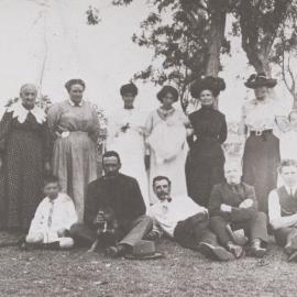 Group of early settlers of the Glass House Mountains area