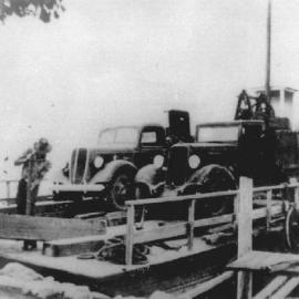 Bribie Island Barge in 1939