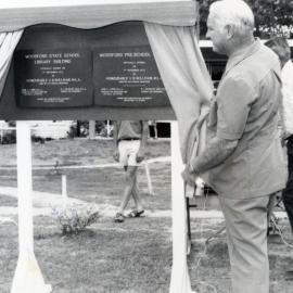 Official opening of the Woodford School Library building and the Woodford Pre-School on 6 April 1975
