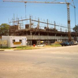 New Caboolture Shire Council Administration Building under construction, ca. 1986