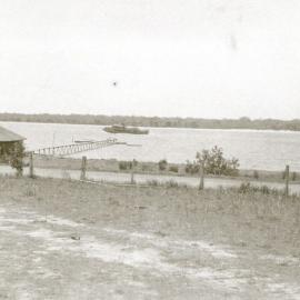 View from the Military Hospital at Toorbul Point (now Sandstone Point) during WWII