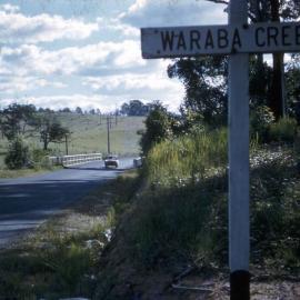 Wararba Creek Bridge, ca. 1960