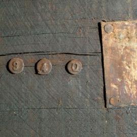 Underneath Gregor's Creek Bridge, prior to its demolition and replacement