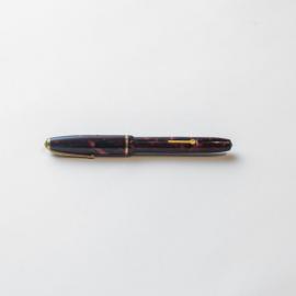 ‘Dinkie’ fountain pen - Celluloid with 14ct gold nib, trims and lever