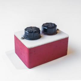 Ink holder - Wood with plastic top