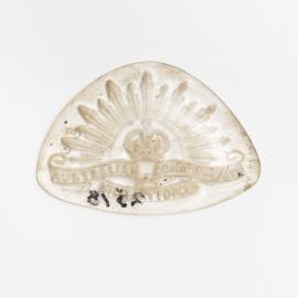 Trench art - resin badge