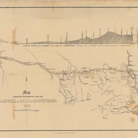 Queensland, Telegraph line from Cardwell to the Gulf of Carpentaria, 1872