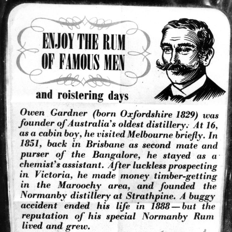 Advertisement for Normandy Rum