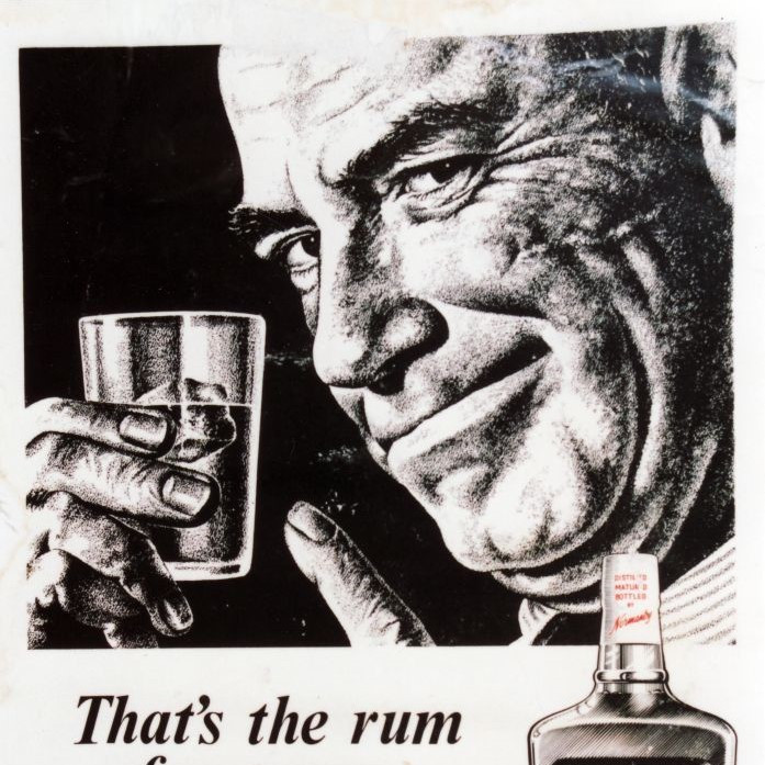 Advertisement for Normanby Rum Distillery