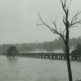 North Pine River in flood in 1972