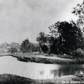 Early view along the North Pine River, ca. 1890