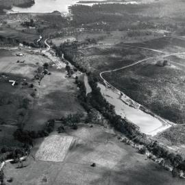 Aerial photograph of the North Pine River