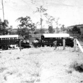 Milk cartage vans in the Mount Pleasant area