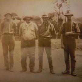 Group of men at Kobble Creek