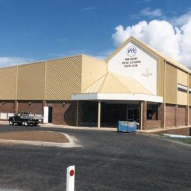 Exterior view of the Pine Rivers Police Citizens Youth Club (PCYC), Bray Park, ca. 1990