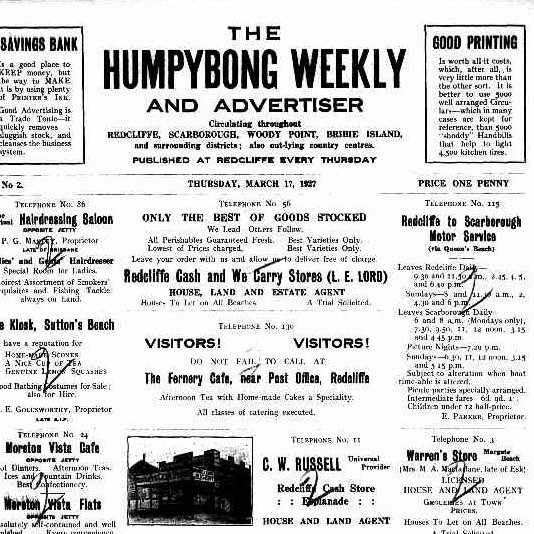 The Humpybong weekly and advertiser [electronic resource]