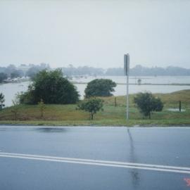 Flood waters from the South Pine River at Strathpine, April / May 1996