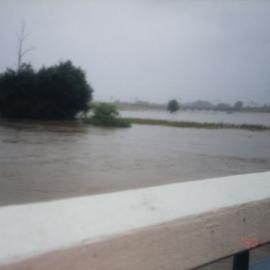 Flood waters from the South Pine River at Strathpine, April / May 1996
