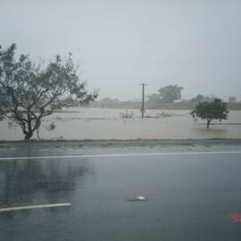 Flood waters from the South Pine River at Strathpine, April / May 1996