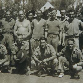Group of Australian Army men camped at Strathpine, 1944