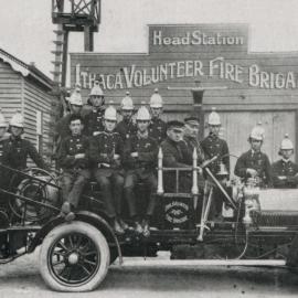 Ithaca Volunteer Fire Brigade, ca. 1918