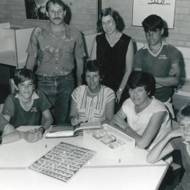 Students and teachers from Pine Rivers State High School, ca. 1980s