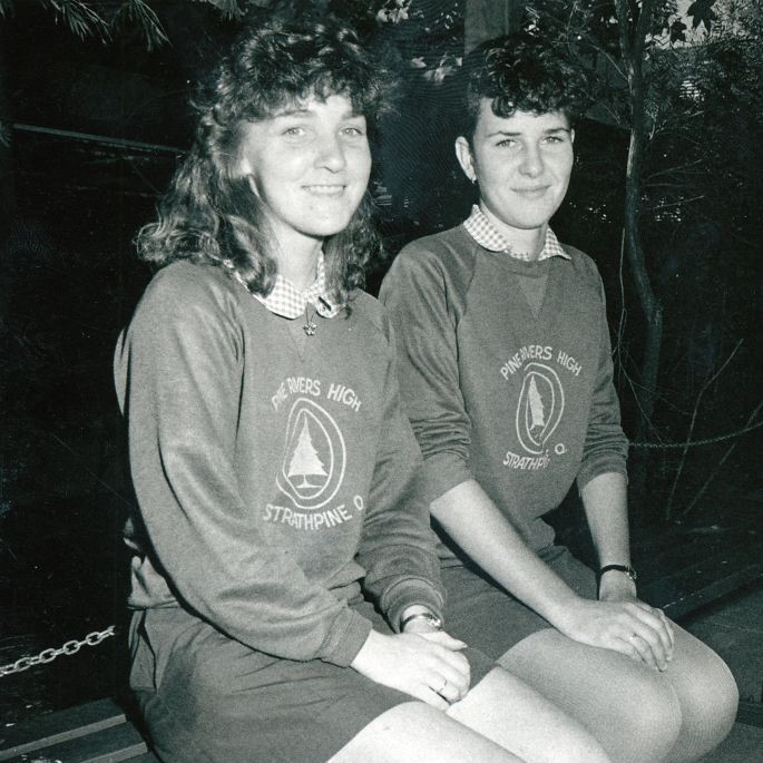 Students from Pine Rivers State High School, ca. 1980s
