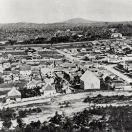 Early photograph of Brisbane, ca. 1884