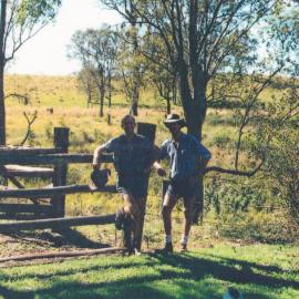 Geoff Ward and son Phil, ca. 1990s