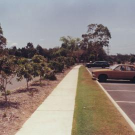 Car parking area at a school