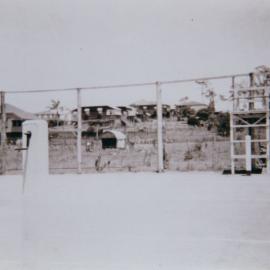 View from tennis court