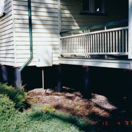 View of the foundations of the North Pine School of Arts at Petrie, 1997