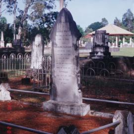 Graves of James White and family at Lawnton Cemetery, 1998
