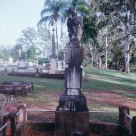 Graves of George Buckby and family at Lawnton Cemetery, 1998