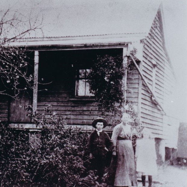 Old farmhouse at Bald Hills, early 1900s